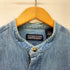 ランズエンド LANDS END 90-00S バンドカラー L/S デニム シャツ メンズ import:M